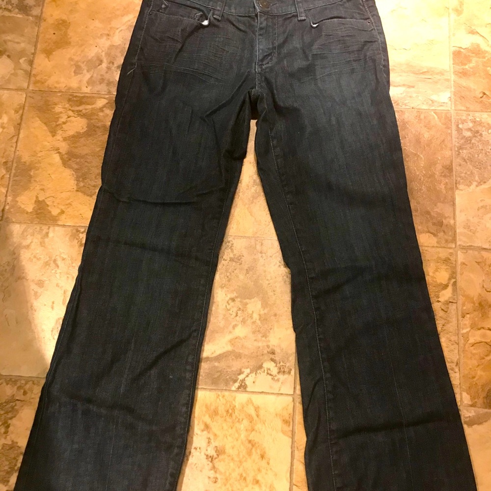 Blue jeans by Eddie Bauer